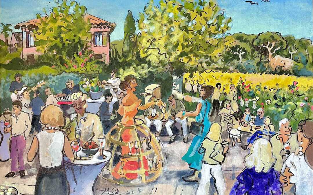 Live Painting at the DNC Party